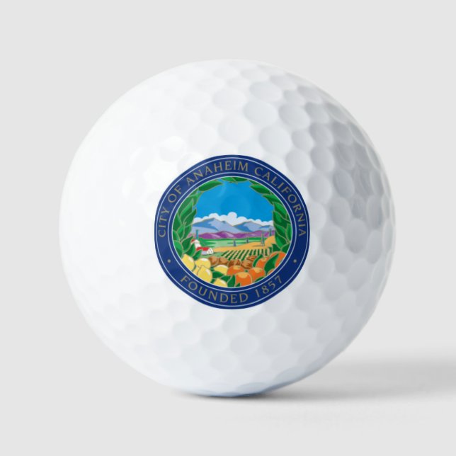 BALLES DE GOLF ANAHEIM CALIFORNIE (Recto)