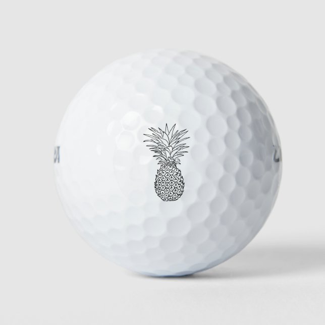 Balles De Golf ananas (Devant)
