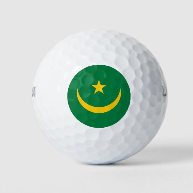 Balles De Golf Ancien drapeau de la Mauritanie (Devant)