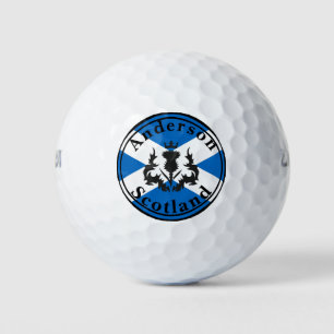 Balles De Golf Anderson avec chardon couronné