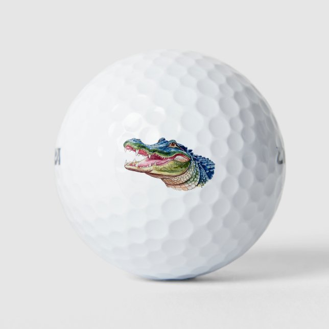 Balles De Golf Animal Alligator-Crocodile Tendance (Devant)