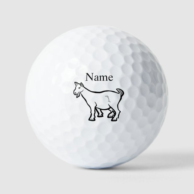 Balles De Golf Animal de chèvre Thunder_Cove (Recto)