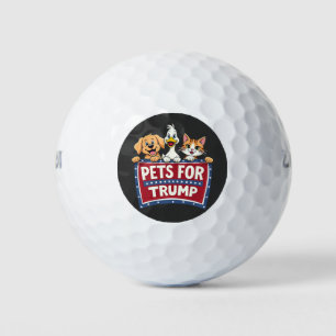Balles De Golf Animaux de compagnie pour Trump Cats Maga Dogs Ele