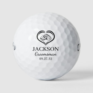 Balles De Golf Anneaux de mariage garçon d'honneur