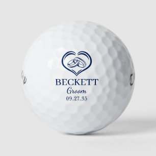 Balles De Golf Anneaux de Mariage Marié