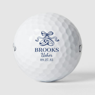 Balles De Golf Anneaux de Mariage Usher