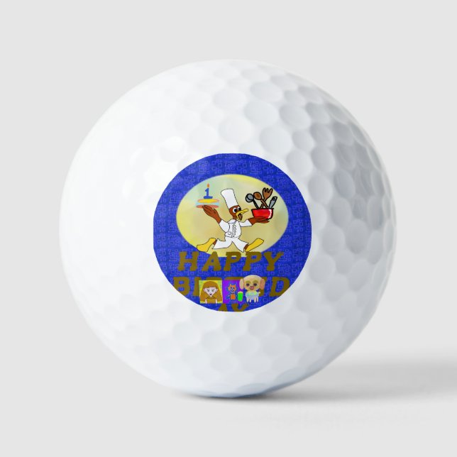 Balles De Golf Anniversaire (Recto)