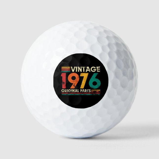 Balles De Golf Anniversaire 1976 50 ans (Recto)
