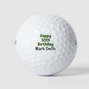 Balles De Golf Anniversaire 30 ans