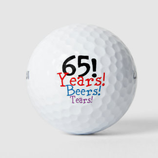 Balles De Golf Anniversaire 65 ans