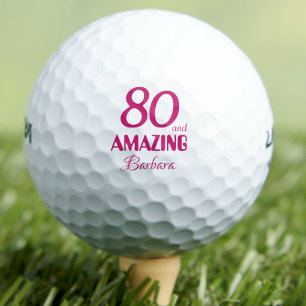 Balles De Golf Anniversaire de golf incroyable 80 ans cadeau de g