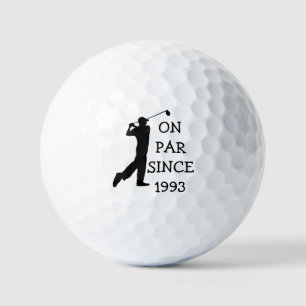 Balles De Golf Anniversaire Golfer Funny 30e heureux papa Par