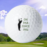 Balles De Golf Anniversaire Golfer Funny 70e heureux papa Par Gre<br><div class="desc">A parité depuis 1952,  balle de golf noire et verte. 70e anniversaire. Parfait pour papa,  grand-père,  stepdad. Idée cadeau de golfeur. Personnalisez-le avec un an.</div>