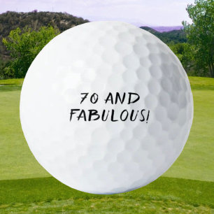 Balles De Golf Anniversaire Golfer Funny 70ème heureux Papa Golf