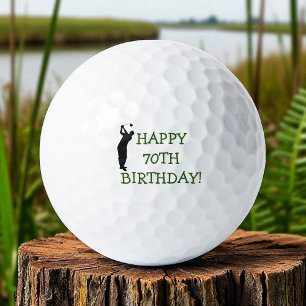 Balles De Golf Anniversaire Golfer Funny 70ème heureux Papa Golf 