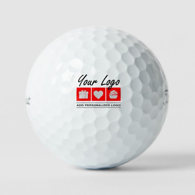 Balles De Golf Anniversaire Présenté Pour Lui Cadeau Personnalisé (Recto)