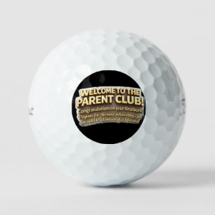 Balles De Golf Annonce personnalisée de naissance du premier enfa