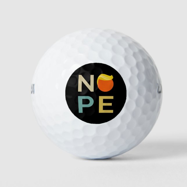 Balles De Golf Anti-Trump - Nope Edition III (Devant)