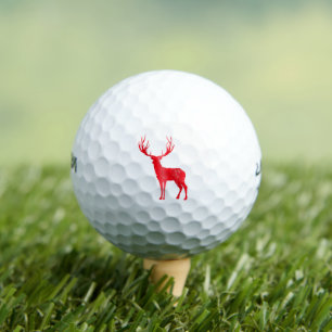 Balles De Golf Antlers de Chalet de Deer Retro Antlers de Stade V