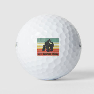 Balles De Golf Apes Ensemble Fort