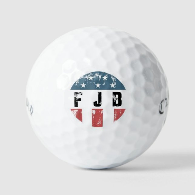 Balles De Golf Appel FJB personnalisé Supersoft (Recto)