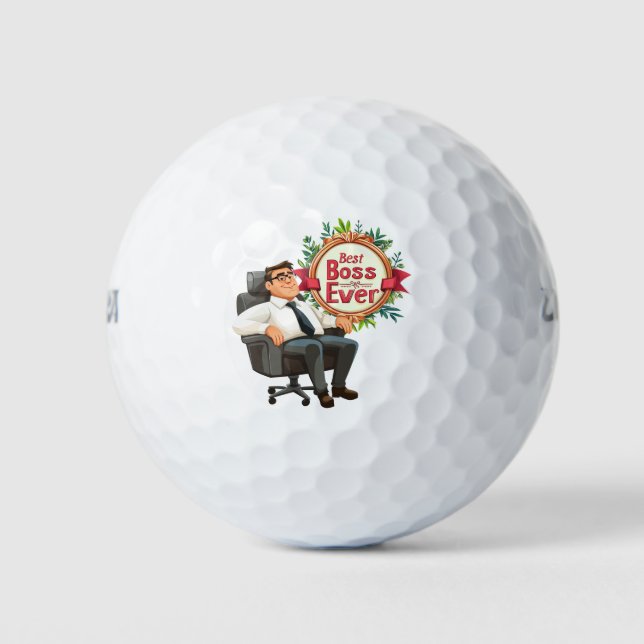 Balles De Golf Appréciation de l'employé du jour de la garde (Devant)
