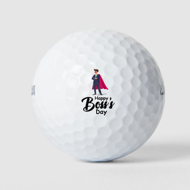 Balles De Golf Appréciation de l'employé du jour de la garde (Devant)