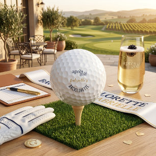 Balles De Golf Après Golf Bachelorette Bleu Élégant Prépa Floral