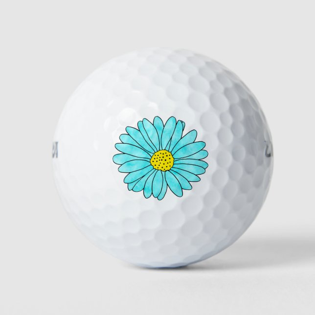Balles De Golf Aqua Daisy (Devant)