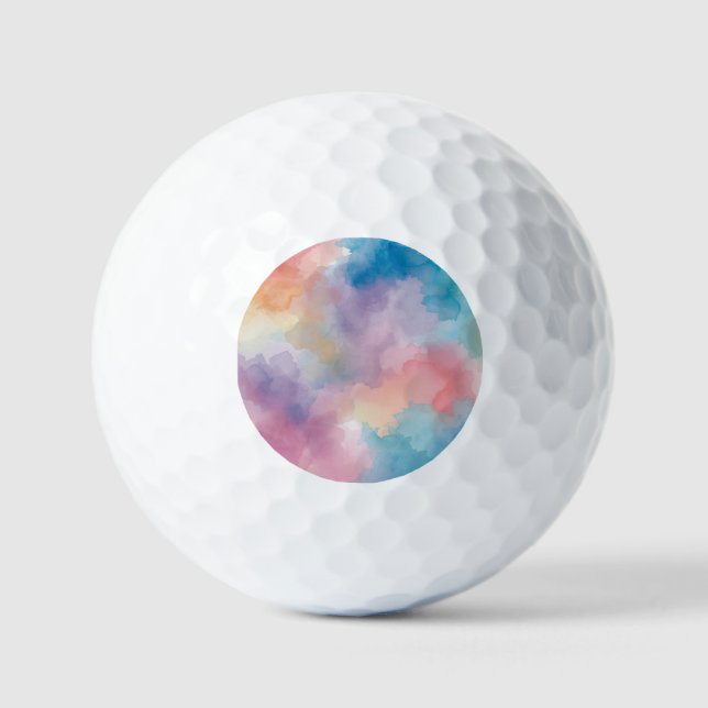 Balles De Golf Aquarelle  (Recto)