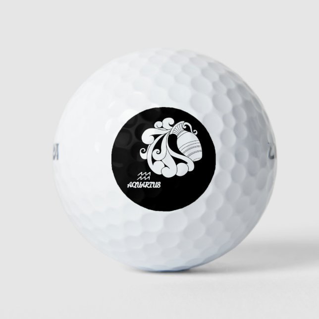 Balles De Golf Aquarius Silhouette (Devant)
