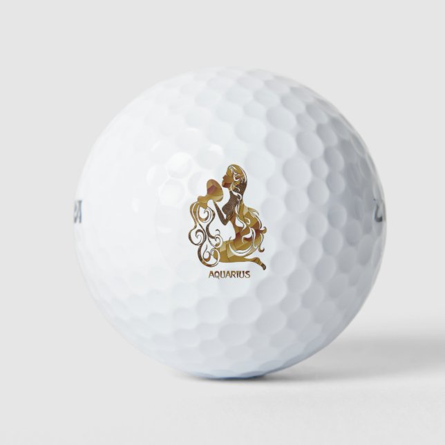 Balles De Golf Aquarius Zodiac (Devant)