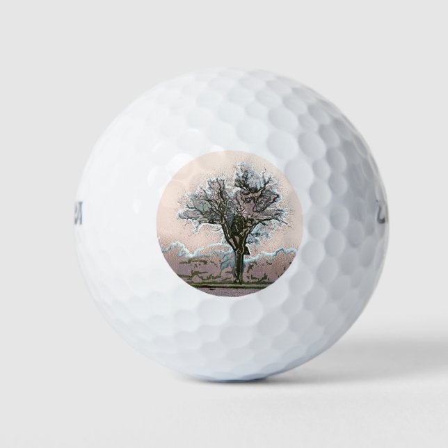 BALLES DE GOLF ARBRE LONE (Devant)