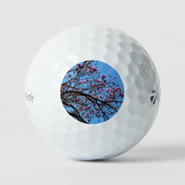 Balles De Golf Arbre tulipe en fleur (Recto)