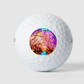 Balles De Golf Arbres de printemps