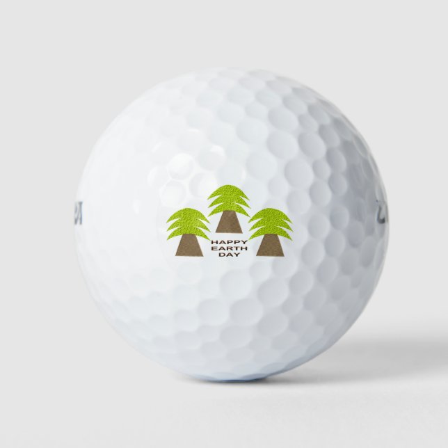 Balles De Golf Arbres jours des terres (Devant)