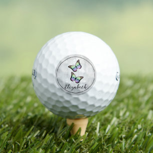 Balles De Golf Arc-en-ciel Boules de golf florales