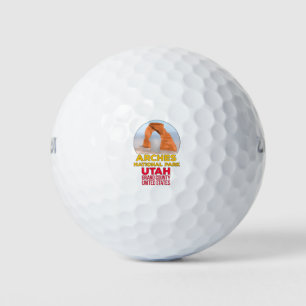 Balles De Golf Arches National Park Utah Grand Comté USA