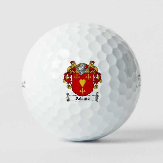Balles De Golf Armoiries d'Adams (Recto)