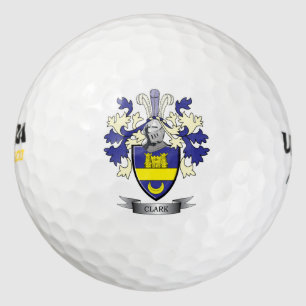 Balles De Golf Armoiries de Clark Family Crest