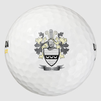 Balles De Golf Armoiries de Craig Family Crest