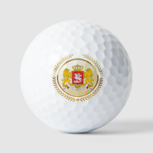 Balles De Golf Armoiries De Géorgie