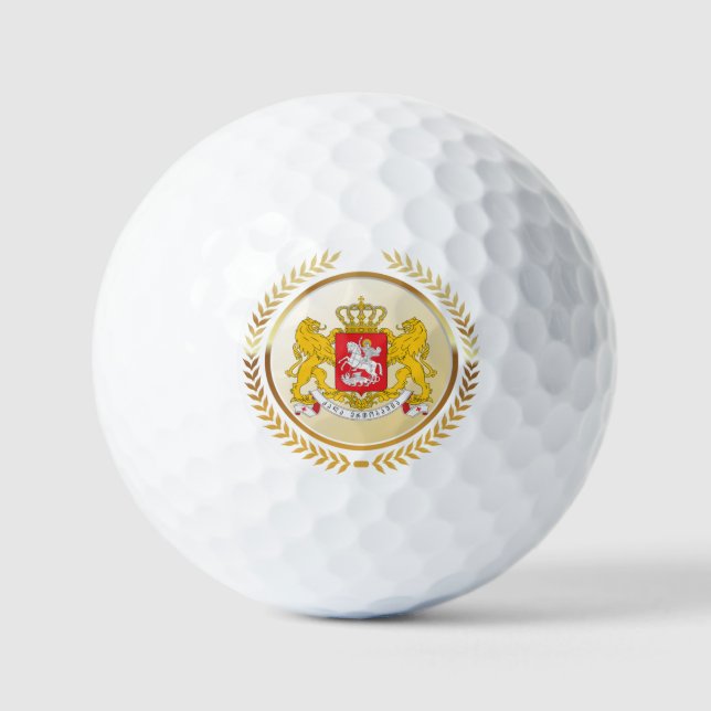 Balles De Golf Armoiries De Géorgie (Recto)