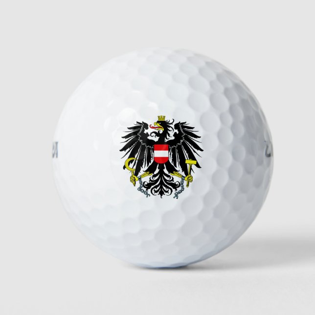 Balles De Golf Armoiries de l'Autriche (Devant)