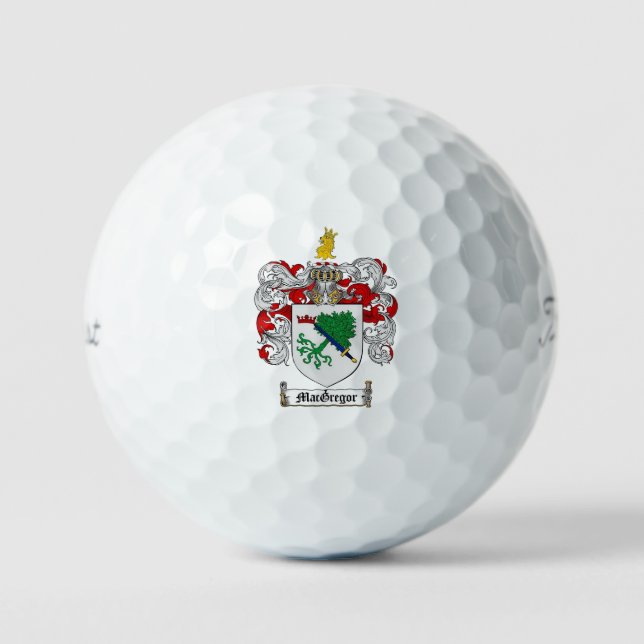 Balles De Golf Armoiries de MacGregor (Recto)