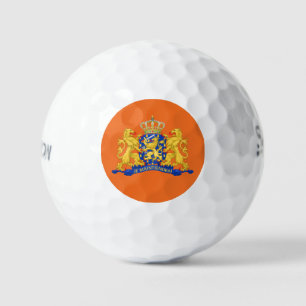 Balles De Golf Armoiries de Pays-Bas sur gbcnt ssf Orange