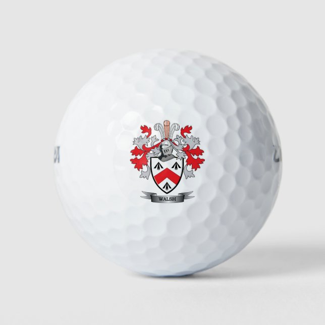 Balles De Golf Armoiries de Walsh (Devant)