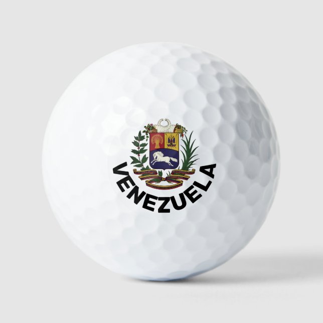 Balles De Golf Armoiries du Venezuela (Recto)