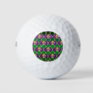 Balles De Golf Arrière - plan de bijoux Mardi Gras