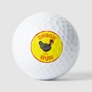 Balles De Golf Arrière - plan jaune à exécution de choix